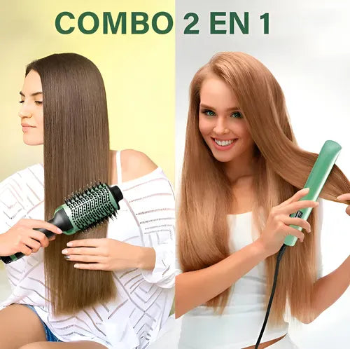 Cabello Perfecto en Minutos Plancha y Cepillo Remington