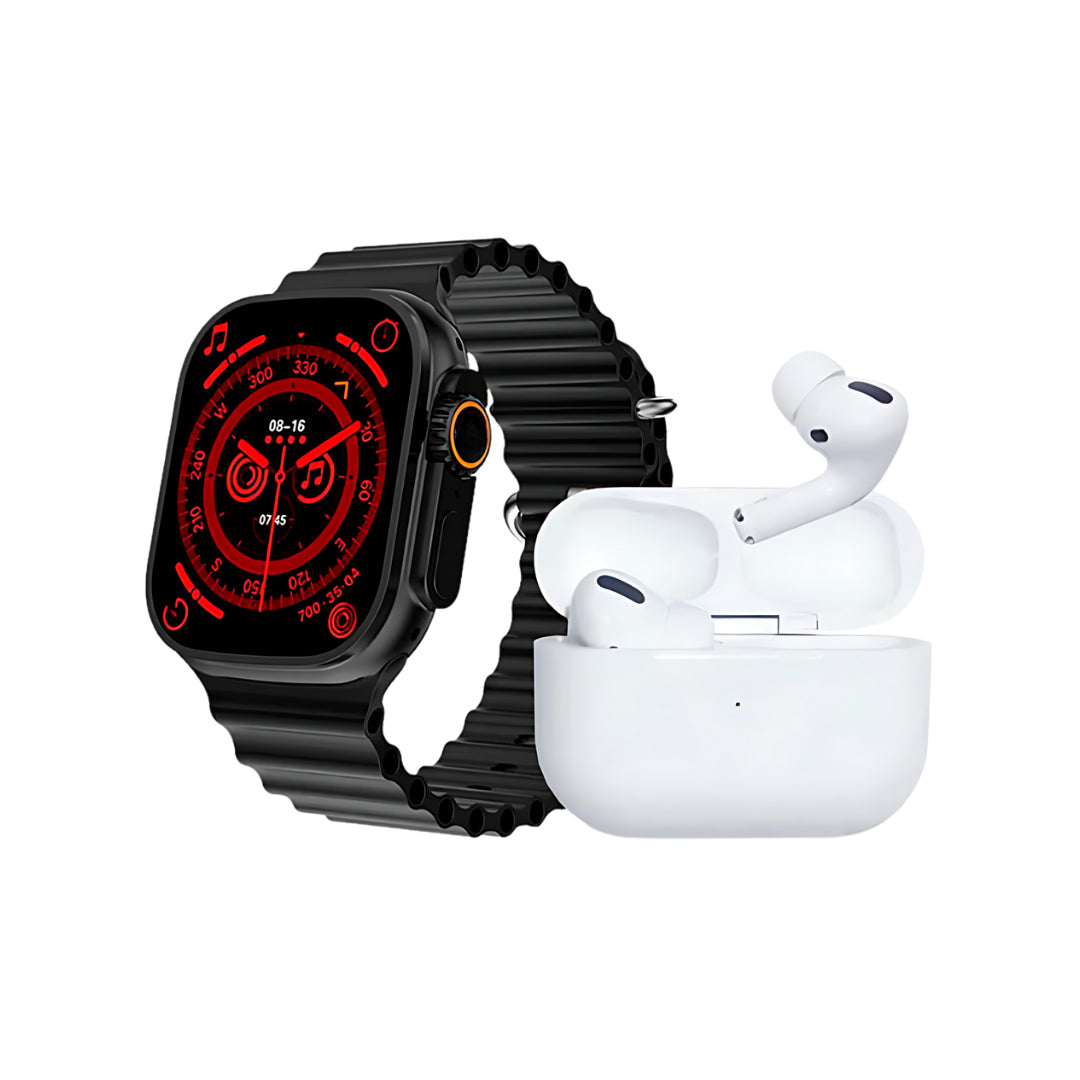 Reloj Inteligente y Audífonos i20 Ultra 2: Conexión Total para tu Día a Día