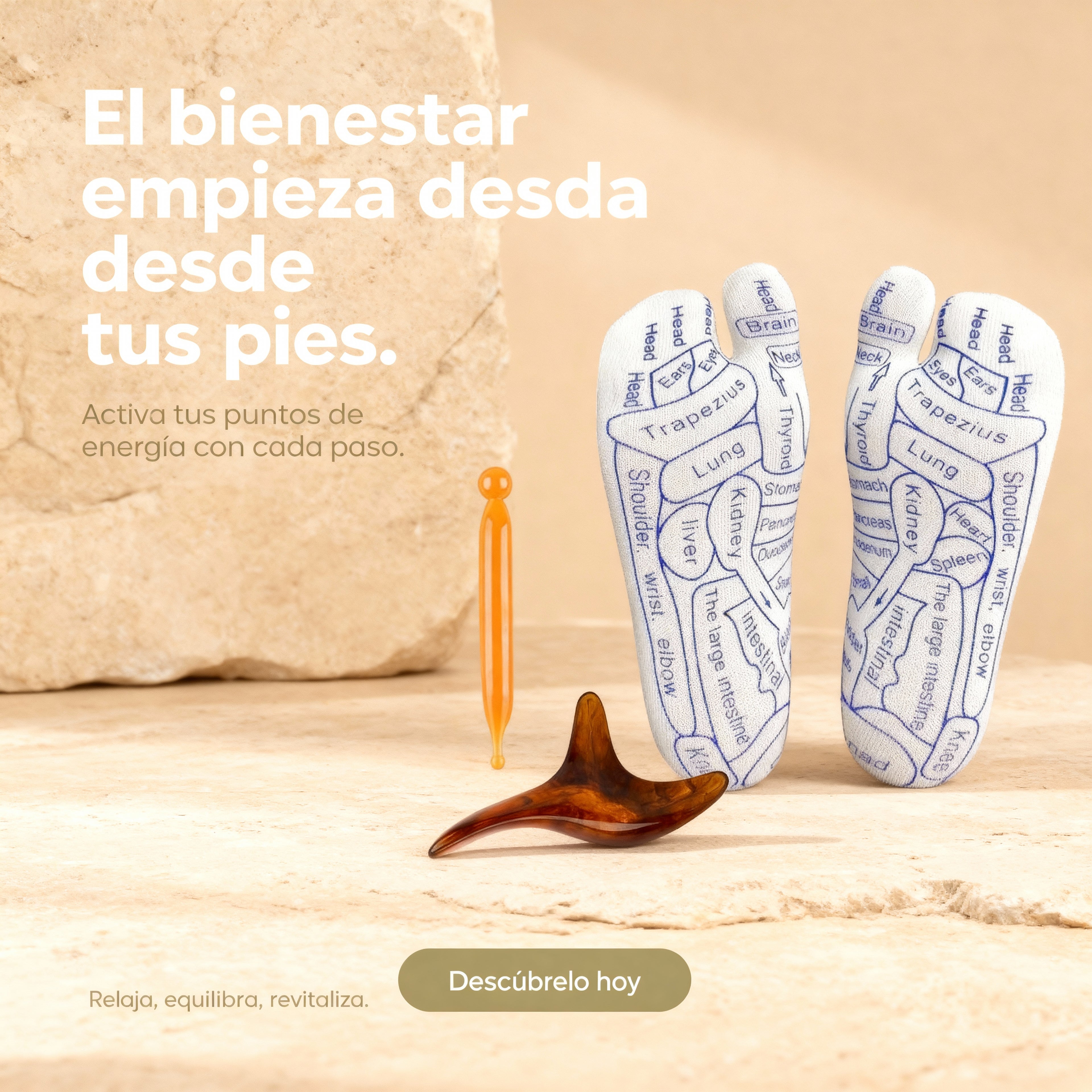 CALCETINES DE ACUPUNTURA (TALLA UNICA)
